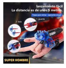 Guante de Spiderman con 3 balines