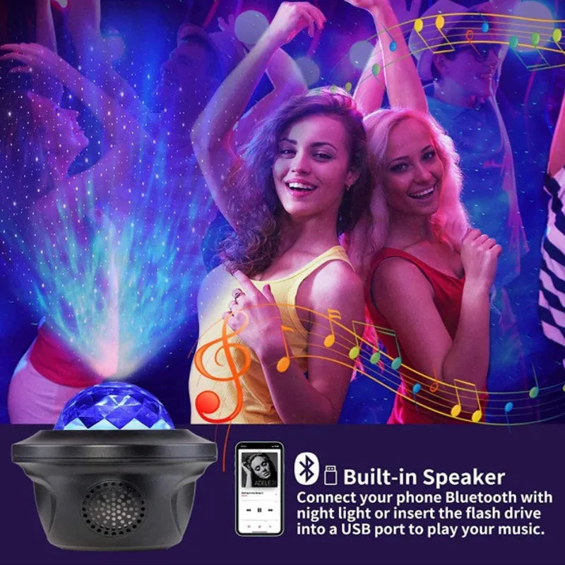 Proyector De Galaxia Led Ocean Wave Luz