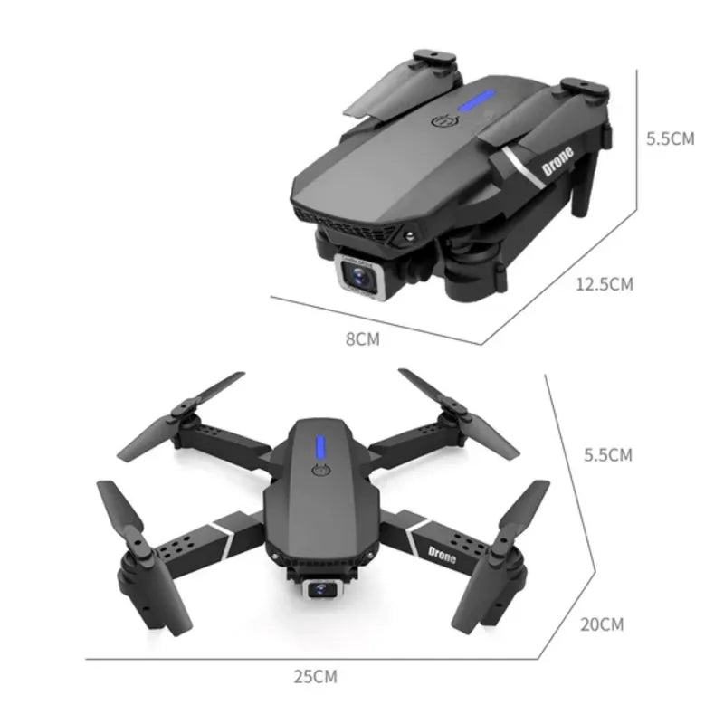 DRONE E88 CON DOBLE CAMARA HD